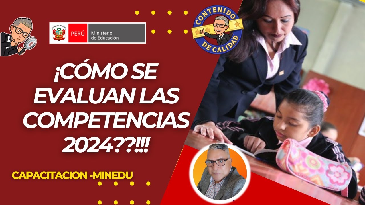 MINEDU PROPONE COMO EVALUAR LAS COMPETENCIAS 2024!!!