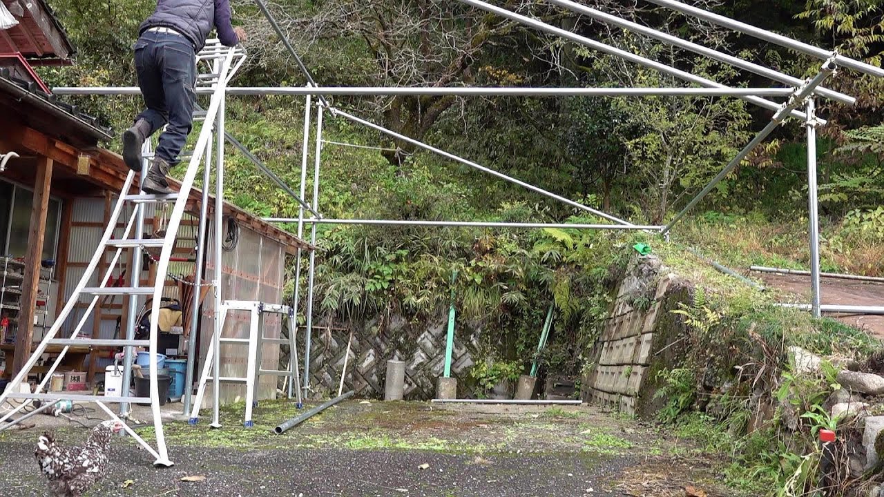 単管パイプでガレージを作ろうと思います