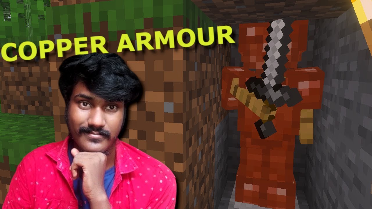 I make a copper armour in minecraft part_2