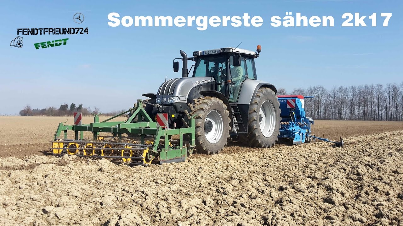 [Gopro] Sommergerste säen / 2k17 / Steyr 6155 CTV Exclusiv / Lemken