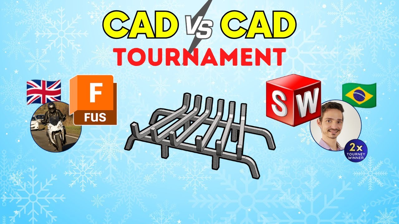 Fusion против SolidWorks — Турнир по скоростному моделированию CAD против CAD!! 🔥 Каминная решетка