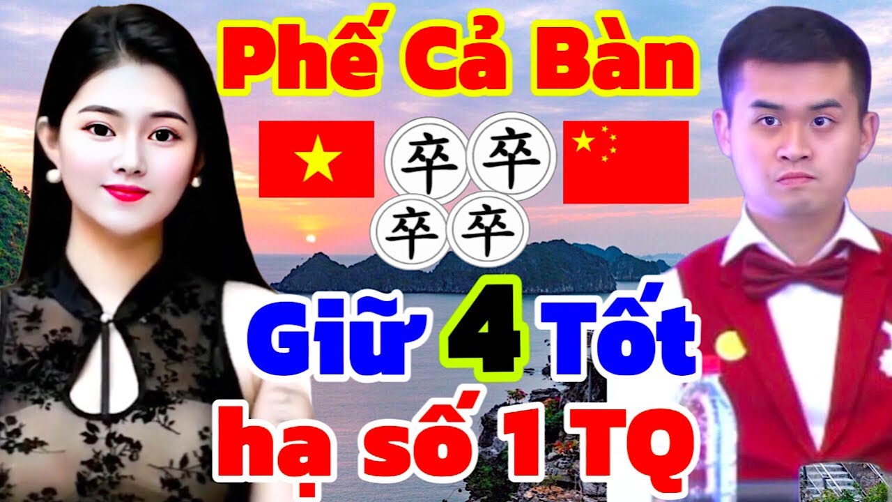 Em Gái Phế Sạch Bàn Cờ Chỉ Đi 4 Tốt [Cờ Tướng]