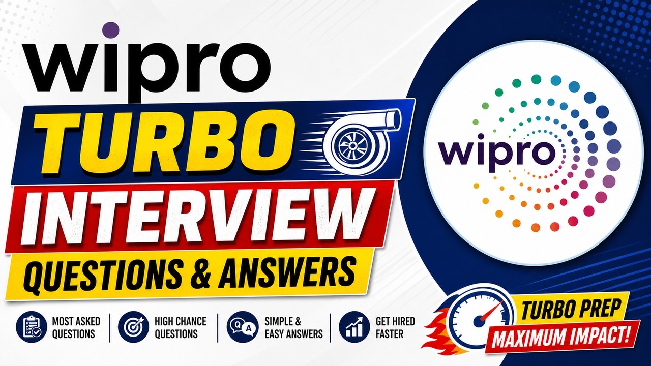 Wipro Turbo Interview Questions & Answers