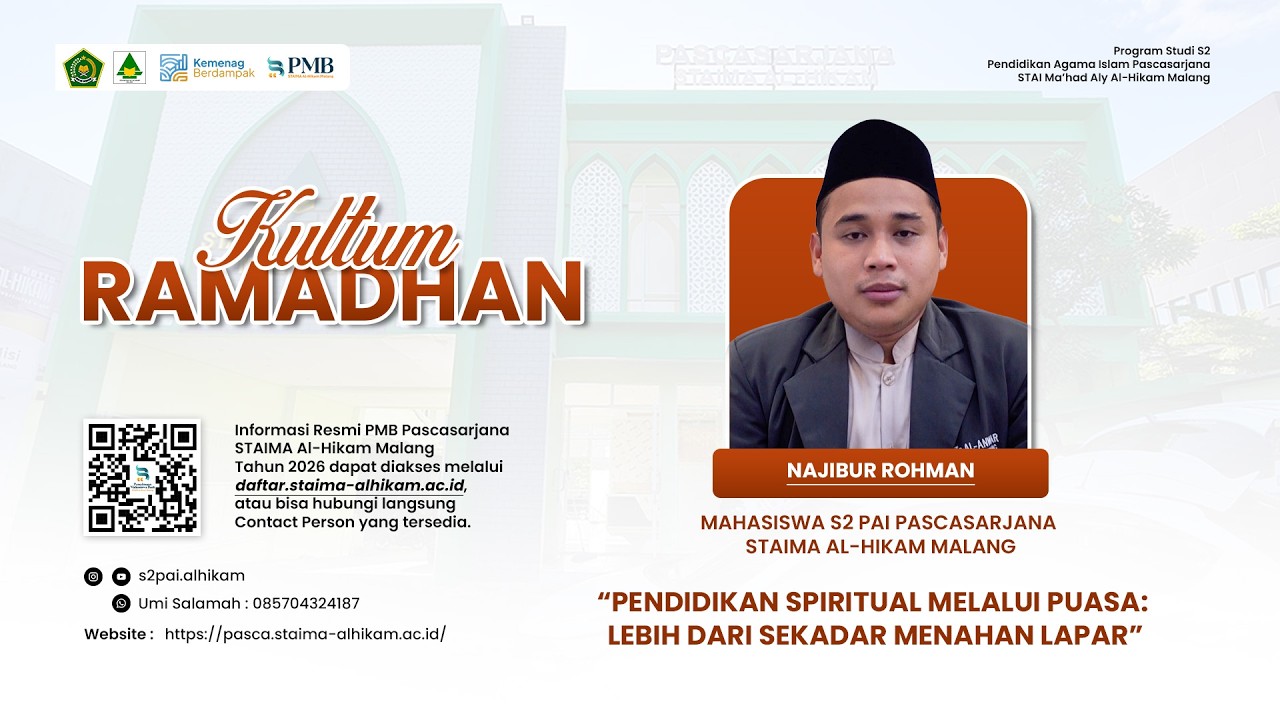 Kultum Ramadhan | “Pendidikan Spiritual Melalui Puasa 