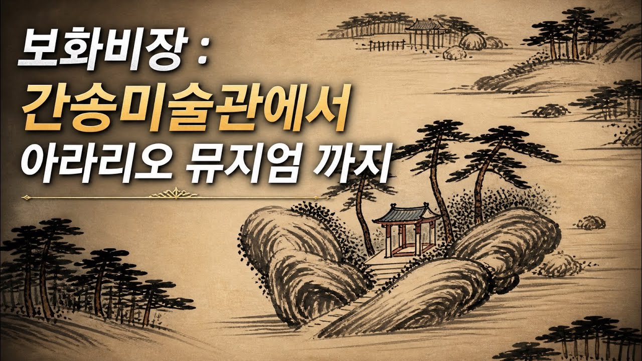 보화비장 : 간송미술관 에서 아라리오 뮤지엄까지🏛️