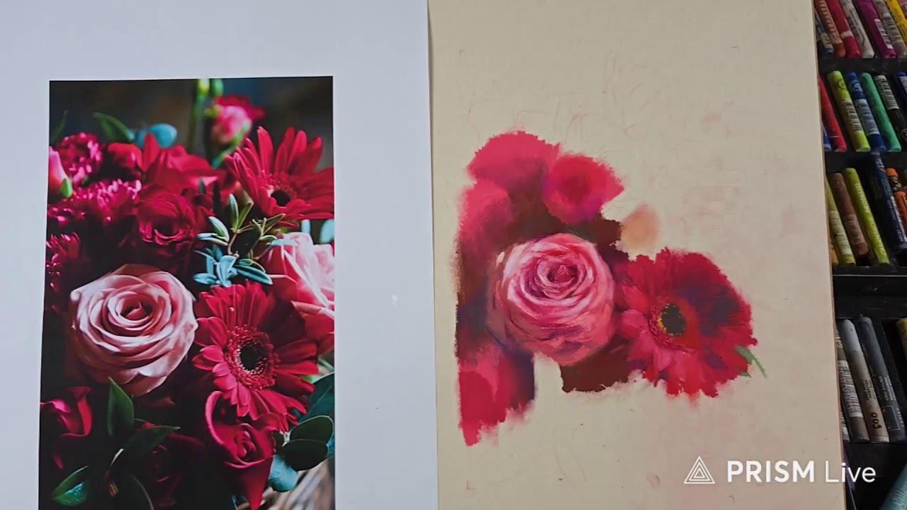 [Live] 그리고, 함께 이야기해요 │ 오일파스텔(OilPastel)  #오일파스텔 #꽃그리기 #drawing