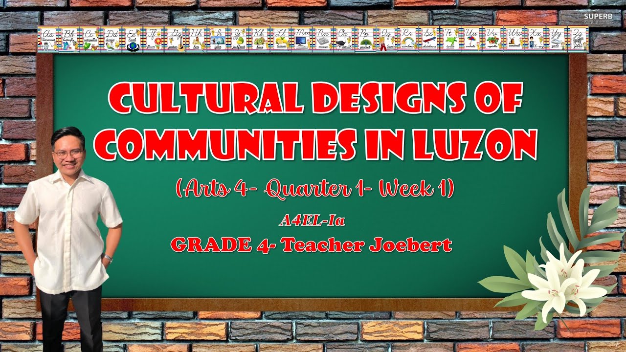 CULTURAL DESIGNS OF COMMUNITIES IN LUZON| ARTS 4- QUARTER 1- WEEK 1| Joebert Facun