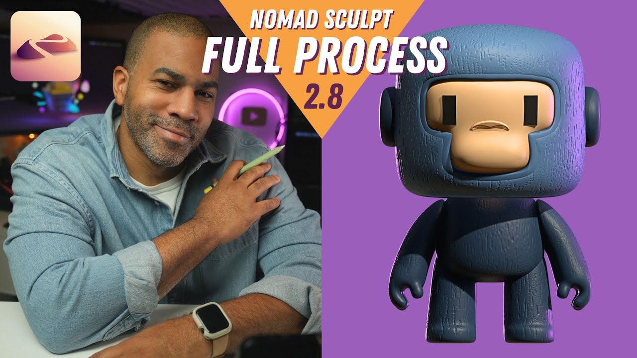 Nomad Sculpt 2.8 Character Tutorial | Full Process