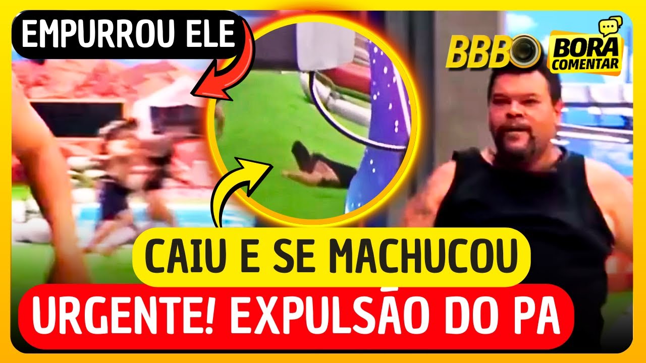 😱🚨AGORA! EXPULSO do BBB26? P.A. EMPURRA JONAS no BIGFONE gera REVOLTA! A Globo vai EXPULSAR?