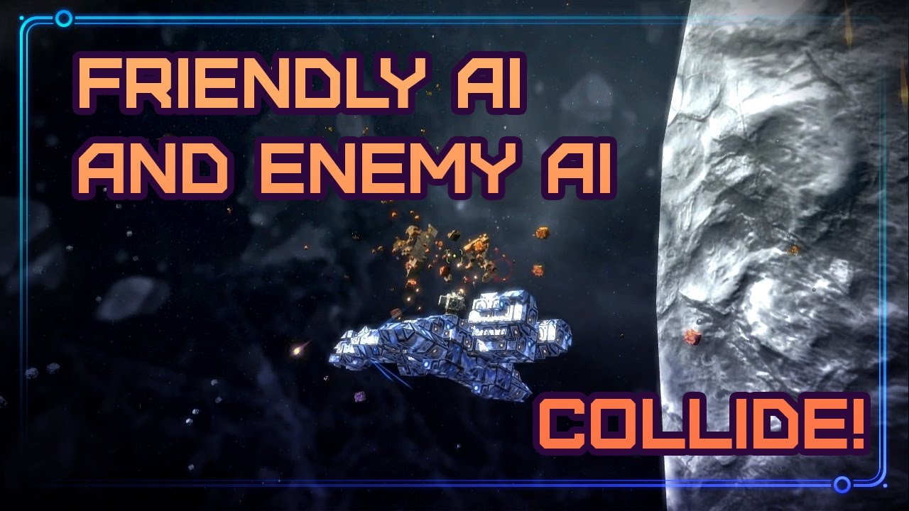 Rift Frigate Friendly and Enemy AI collide