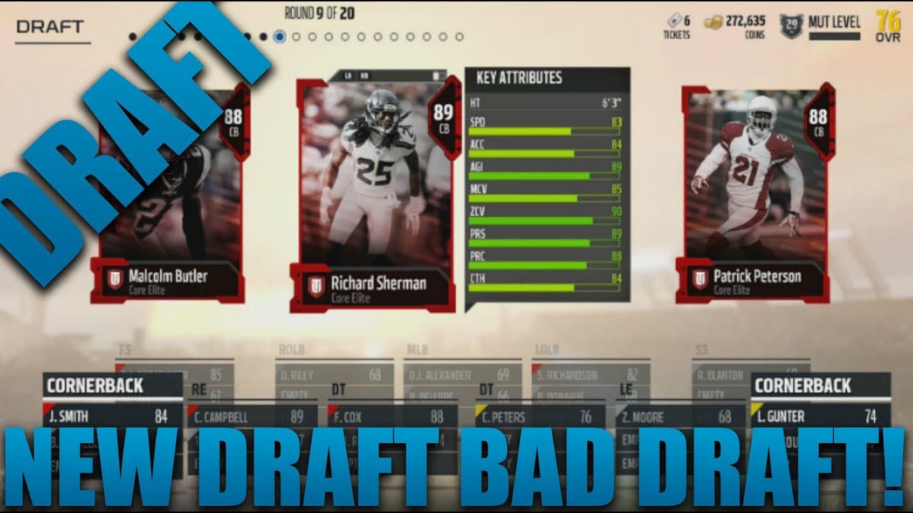 Brand New Mut Draft! Madden 18 Ultimate Team Drafts! Worst Draft Ever!