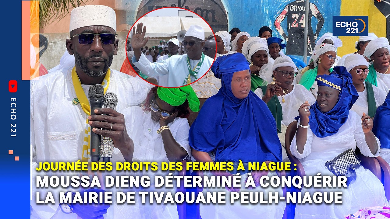 8 mars à Niague : forte mobilisation de Moussa Dieng, derrière Abdoulaye Diouf Sarr ● 𝗘𝗰𝗵𝗼 𝟮𝟮𝟭