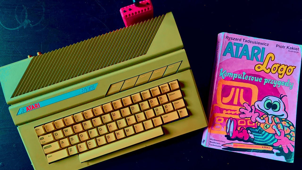 Atari Logo + książki + gry