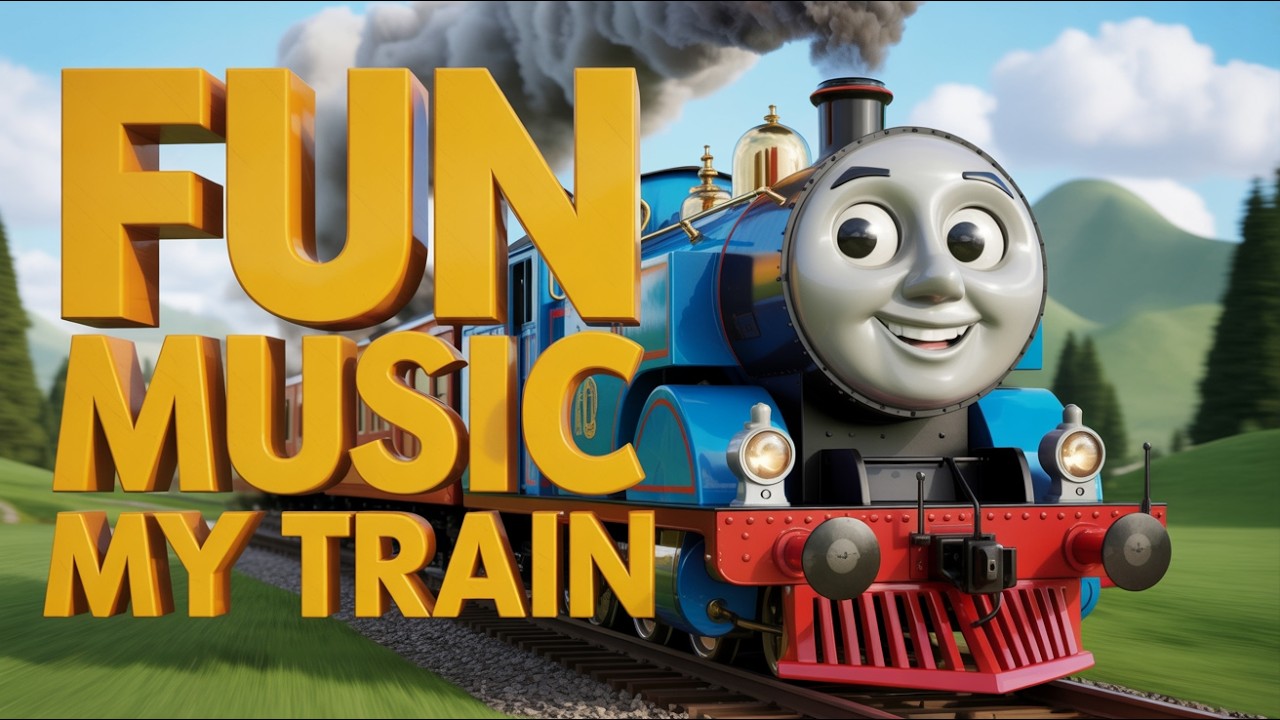 The Magic Train Song for Kids | Educational Nursery Rhyme with Fun Animation