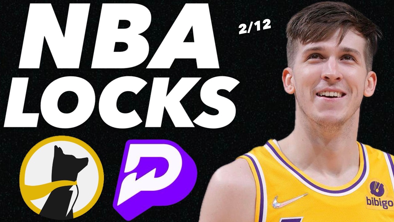PRIZEPICKS NBA THURSDAY 2/12/26 - FREE PICKS!!!  (INSANE PAYOUT!!!) - BEST PLAYER PROPS - NBA TODAY