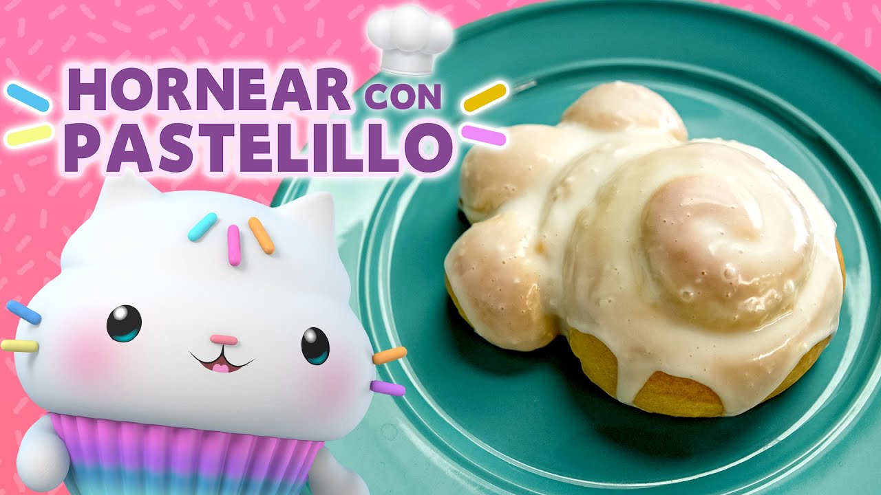 &iexcl;Hornea junto a Pastelillo! Patas de gato glaseadas 🧁🐾 | HORNEAR CON PASTELILLO