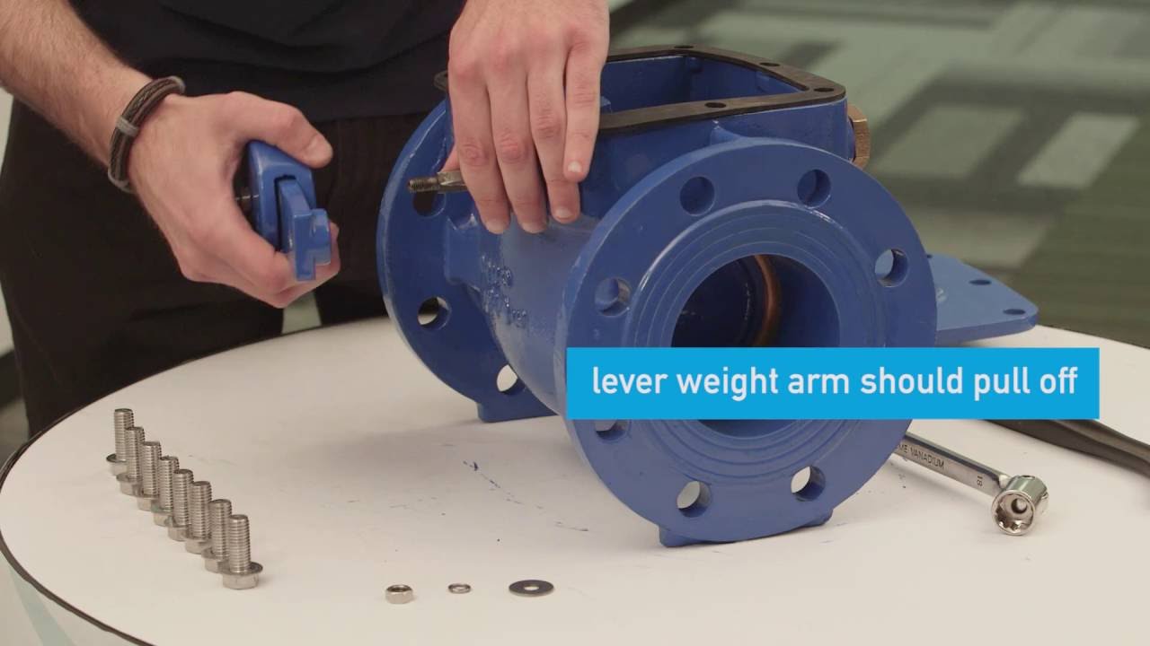 How-to Change a Lever Weight Arm on a Swing Check Valve