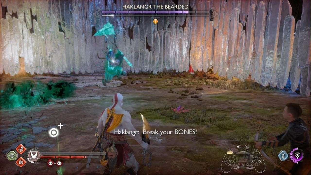 Kratos vs HAKLANGR THE BEARDED (No Damage)