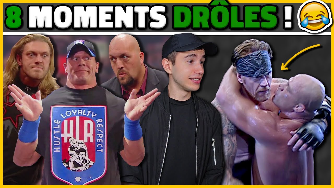 8 moments DRÔLES à la WWE !