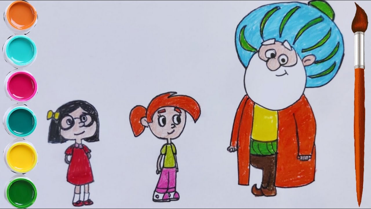 TRT Çocuk Nasrettin Hoca Çizimi ve Boyama Oyunu l Nasıl Çizilir ? l Çocuklar İçin Boyama Videoları