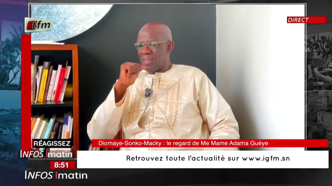 Entretien infos matin | DIOMAYE, SONKO, MACKY : le regard de Me Adama GUEYE