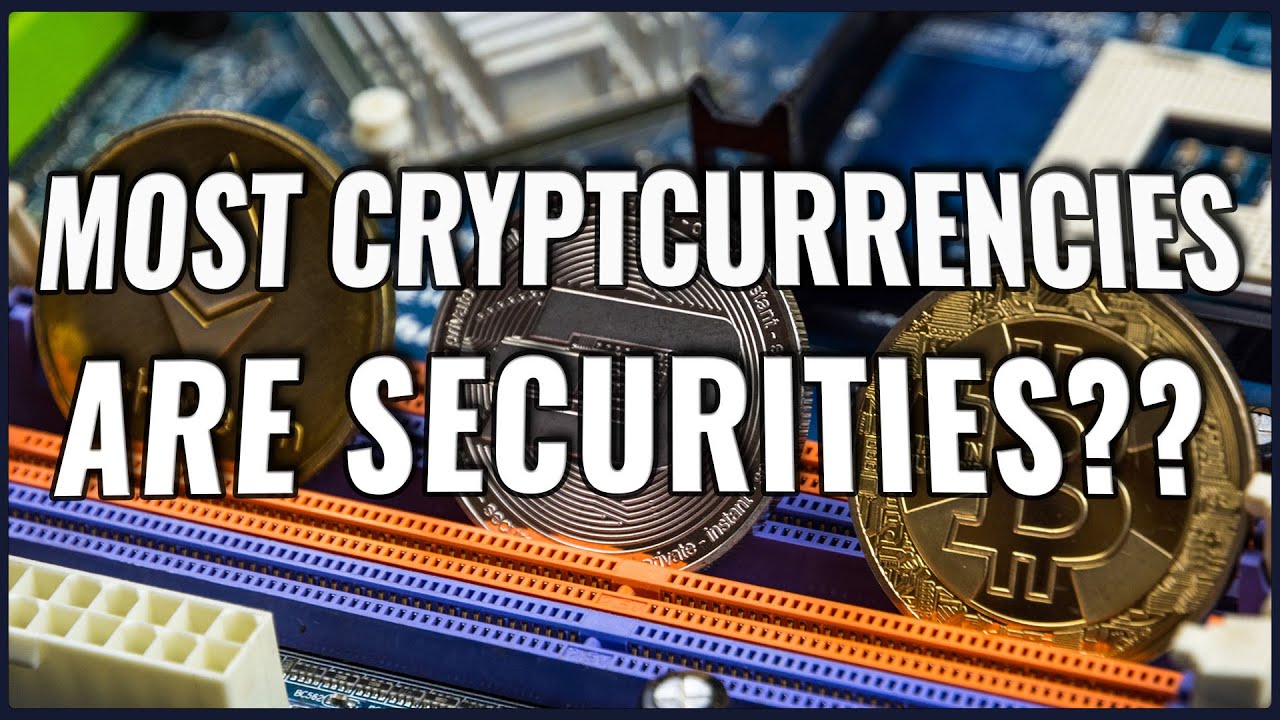 Most Cryptocurrencies are Securities?? | Crypto ICOs and Securities Explained!