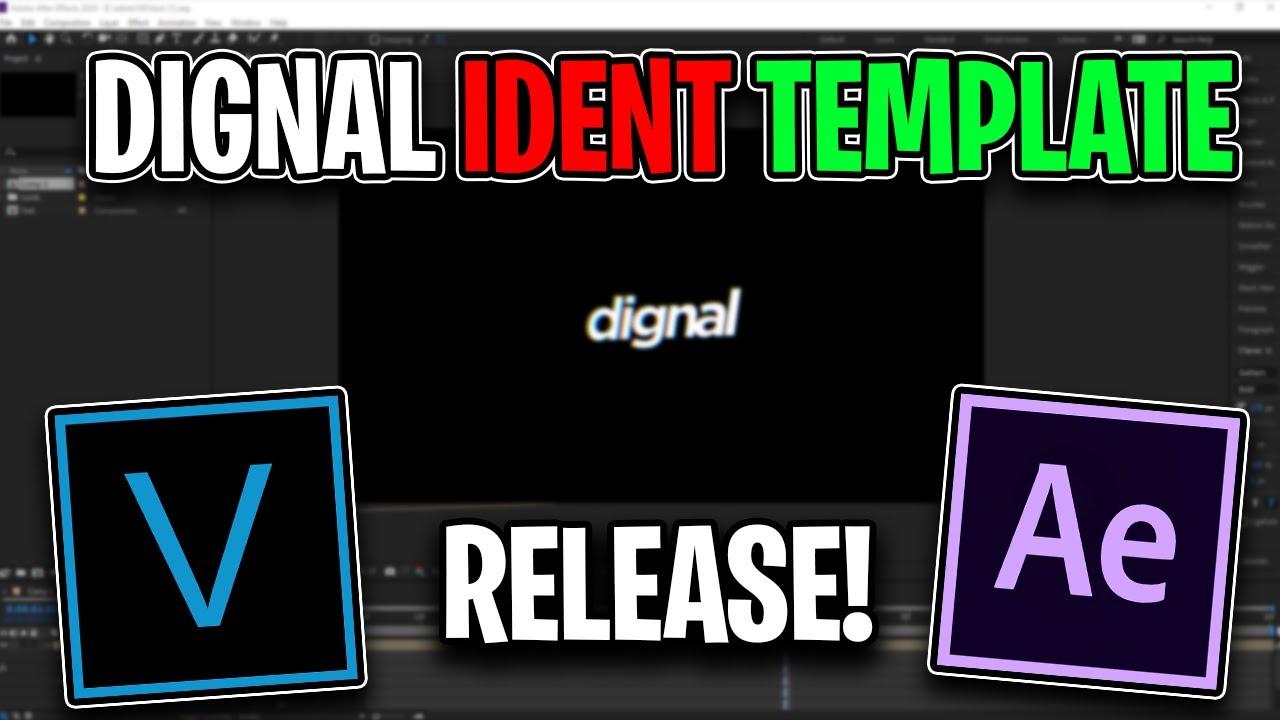 Dignal Ident Template Release! [Vegas Pro, After Effects] (Link in Description!)