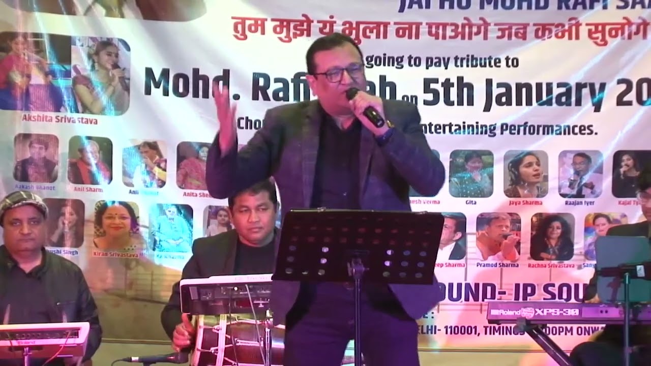 Ashish Nigam Paying Tribute to Legendary Singer Mohd Rafi on 5th January 2025 at YWCA Auditorium