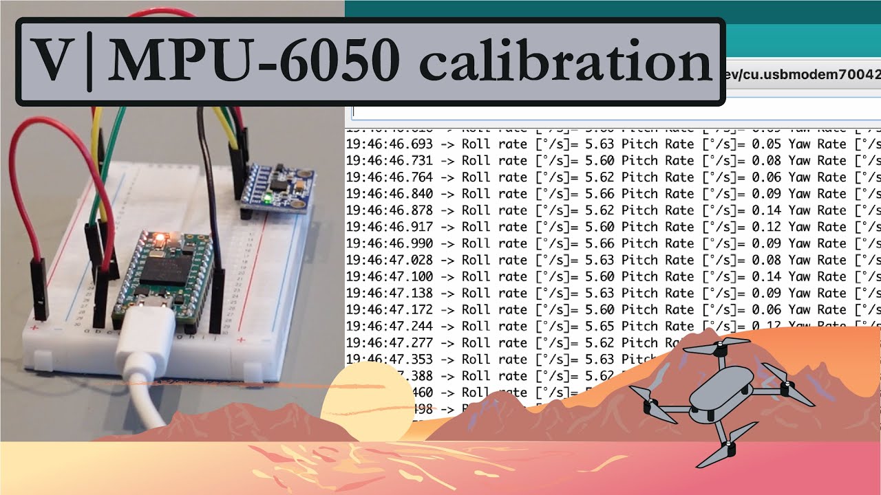5 | Как откалибровать MPU6050 с помощью Arduino и Teensy