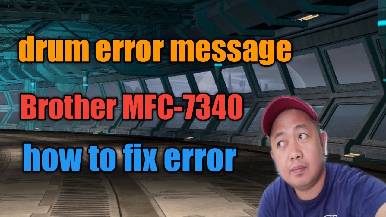 brother mfc 7340 drum error clean corona wire