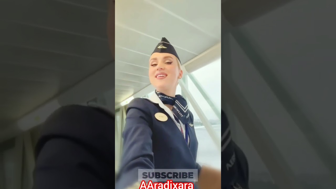 Russian airline flight attendants are very charming