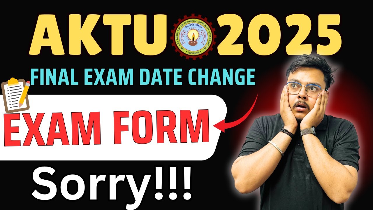 AKTU Final Time Table Change 🚨 Big Update New Time Table आ गया है 😍 BSP Pharmacy || Punit Sir