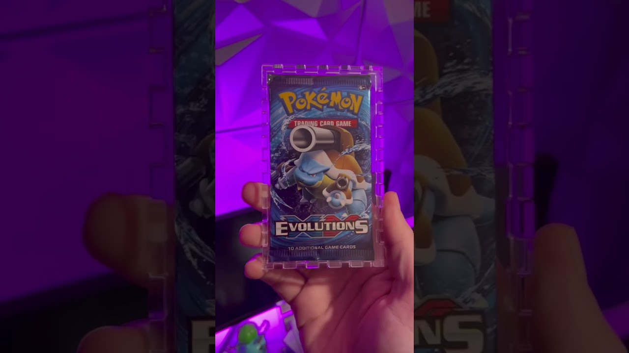 Pokémon Evolutions booster pack case 