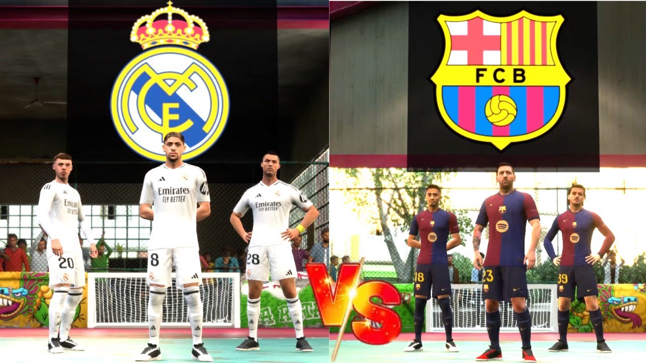 FC 25 VOLTA - RONALDO, MESSI, GRIEZMANN, PALMER  ALL STARS | REAL MADRID vs BARCELONA