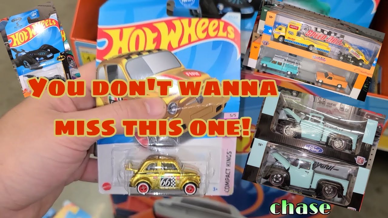 New M2 1:24th Chase plus Hotwheels Super Treasure Hunt ’60s Fiat 500D Modificado! plus Way more!