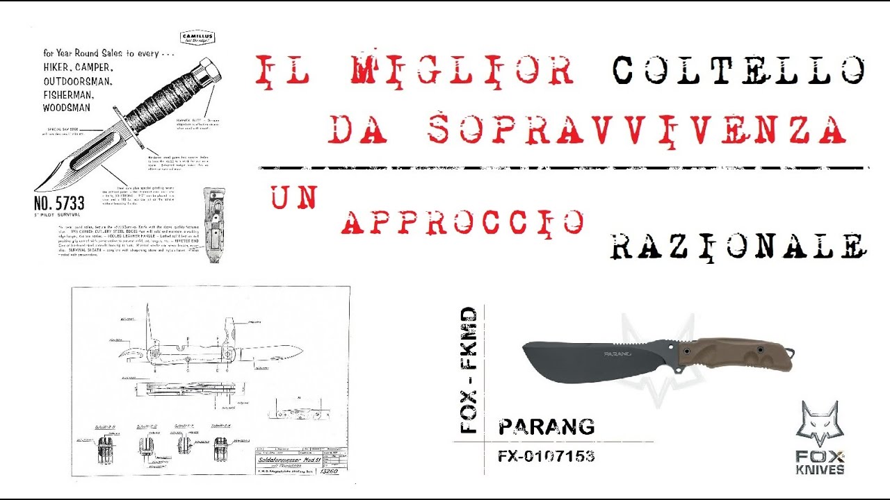 Il miglior coltello da sopravvivenza: un approccio razionale