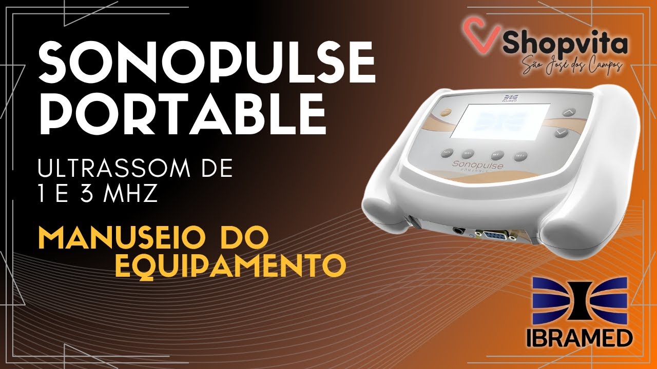 Sonopulse Portátil Ibramed - Manuseio