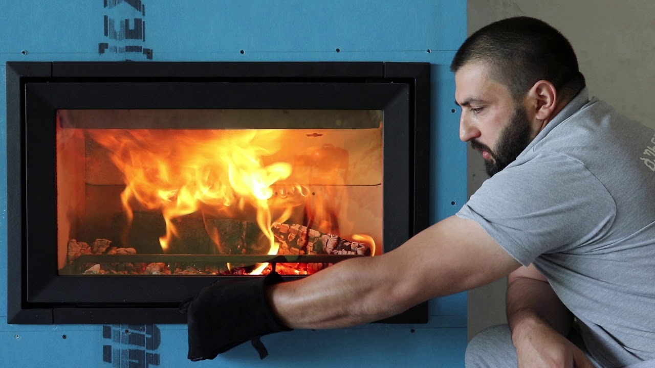 შეშის კასეტურ თანამედროვე ბუხარს  JØTUL I 620 F
