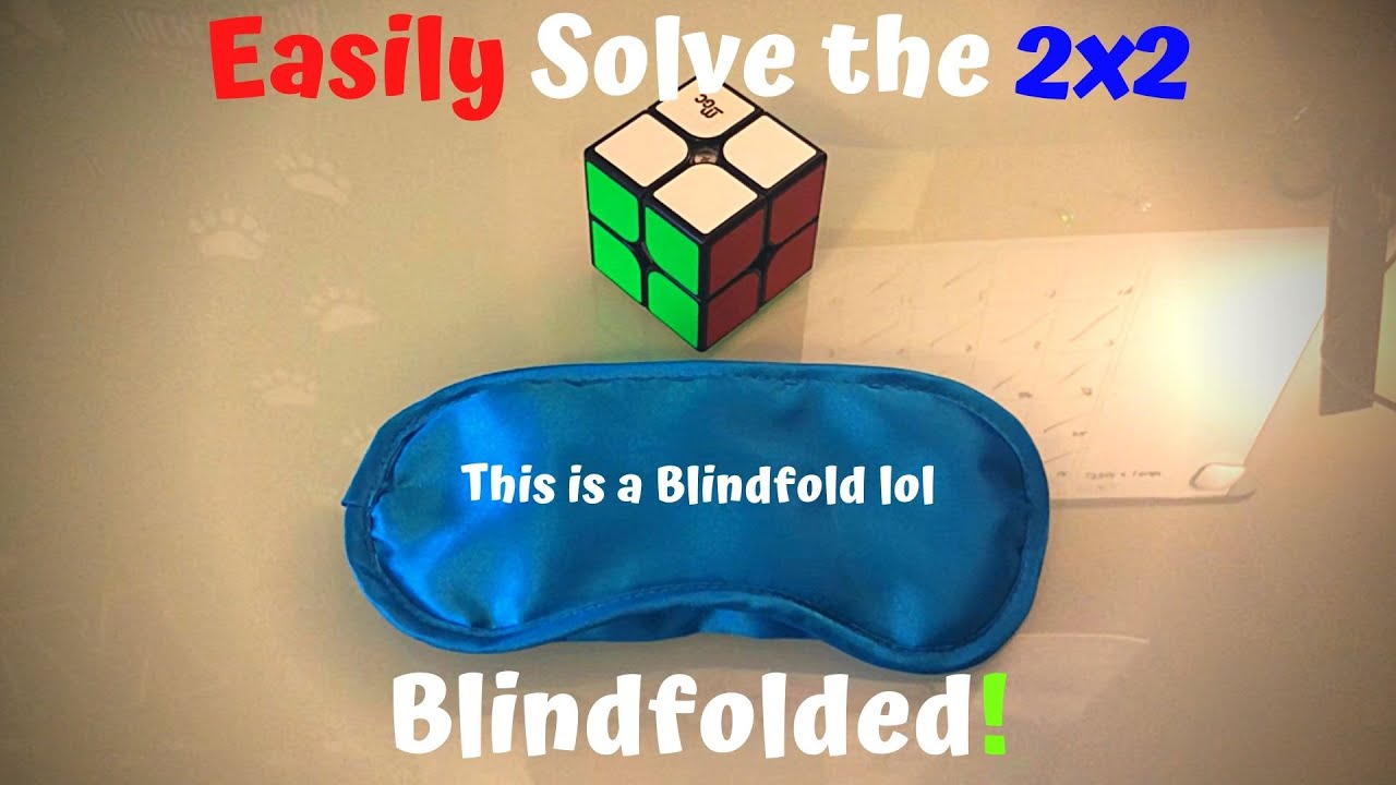 How to Solve the 2x2 Rubik's Cube Blindfolded!
