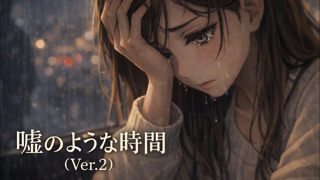 【切なすぎ注意】嘘のような時間(Version 2)ー雨音に溶けるピアノと歌声。