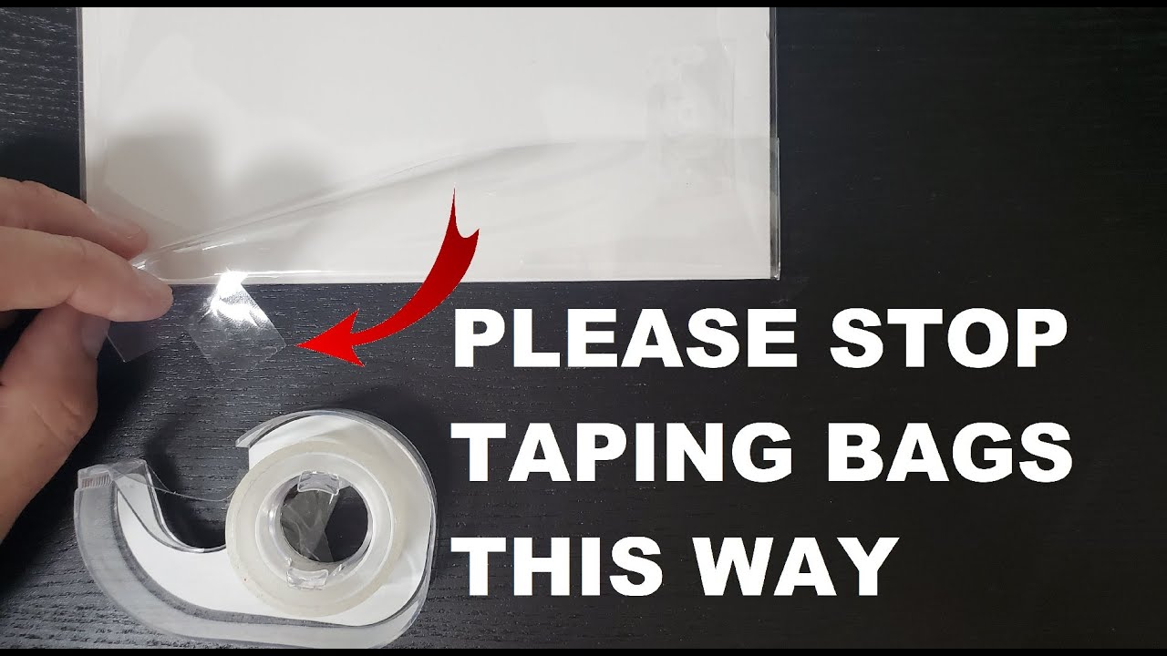 How to Tape Comic Book Bags Properly (To Avoid Tape Pulls)