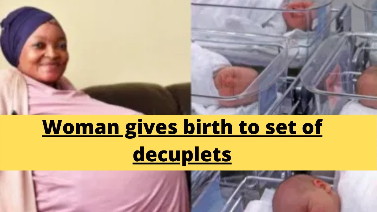 Woman gives birth to set of decuplets | South African Women Claims to give birth to 10 kids |