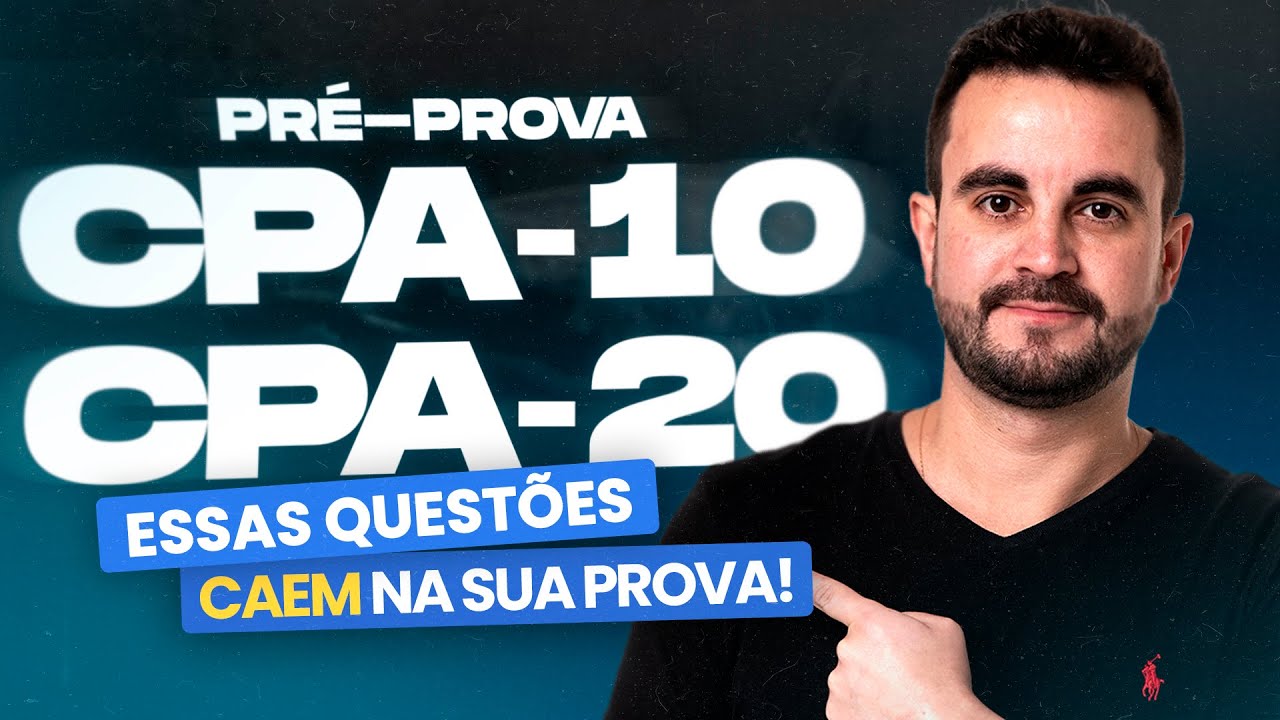 [PROVAS 2025] Pré-prova CPA-10 e CPA-20 Ep. 102 📖 - ANBIMA
