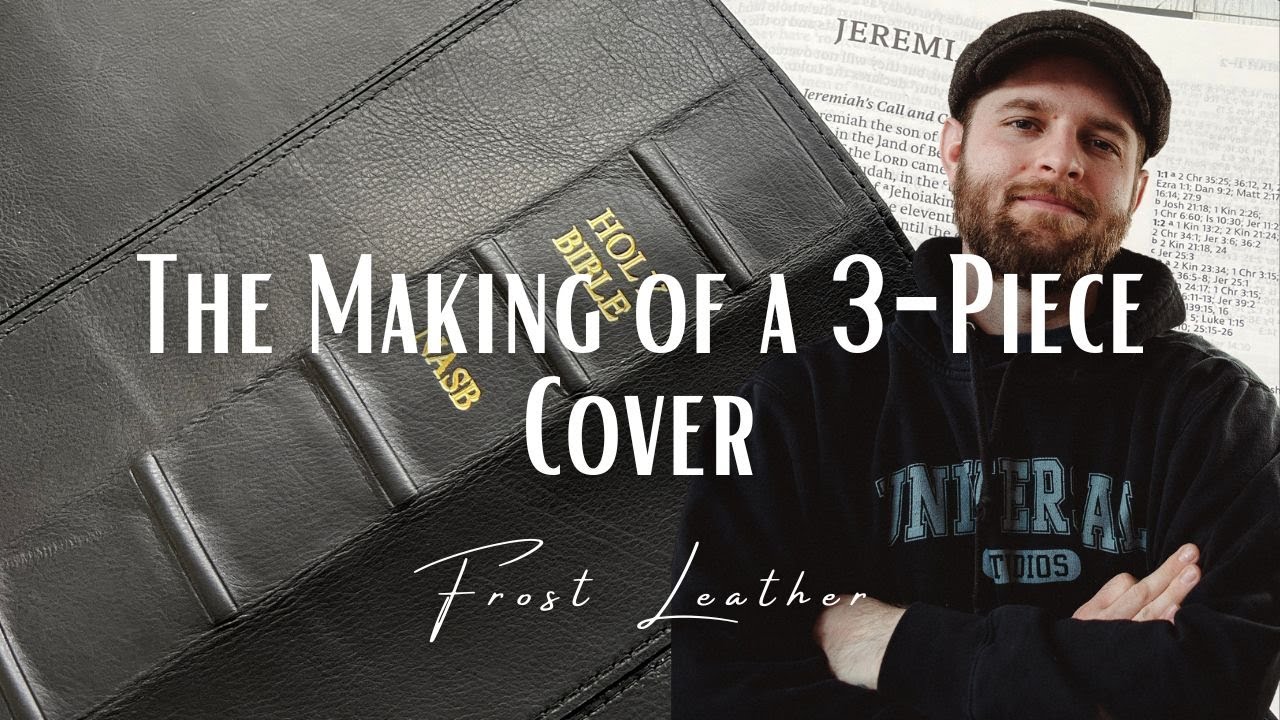 Putting Together a 3-Piece Cover For a Bible Rebind