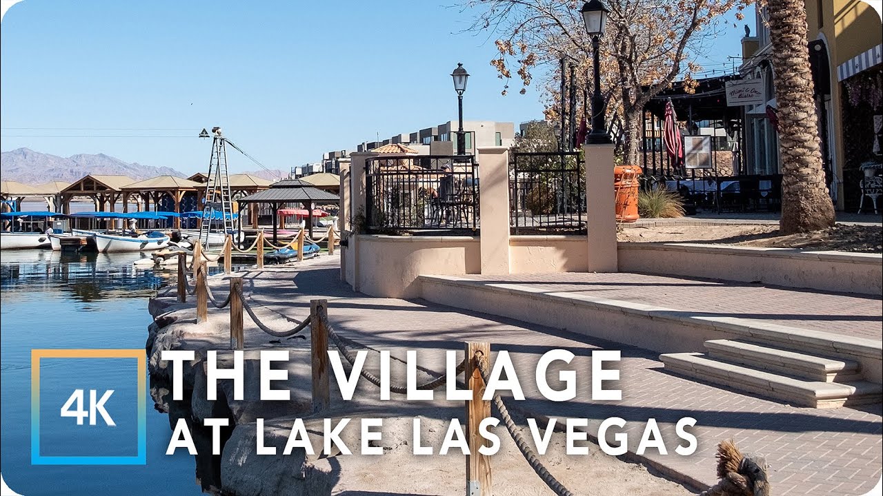 The Village at Lake Las Vegas | Treadmill Relaxing Walking Tour 4K UHD