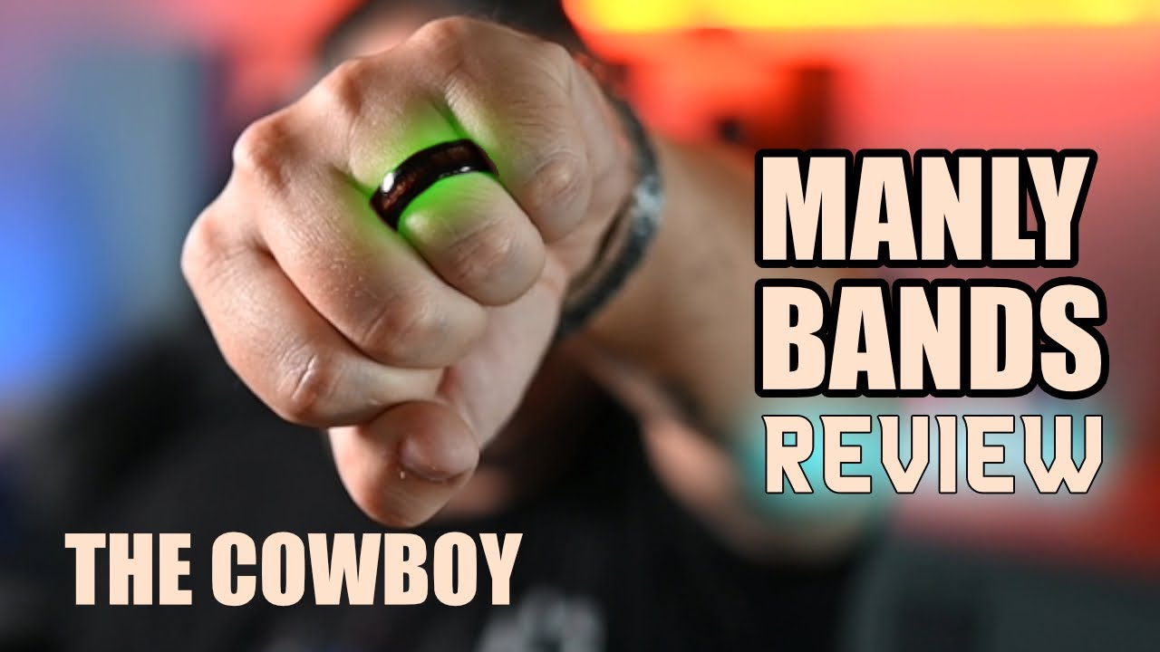 Manly Bands | Unboxing and Review | The Cowboy | Tungsten and Wood Wedding Bands | + Discount Code