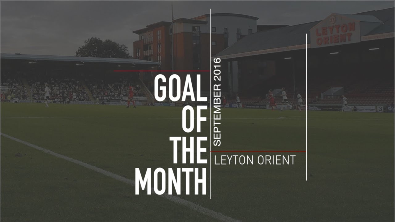 LOFC GOAL OF THE MONTH: September 2016