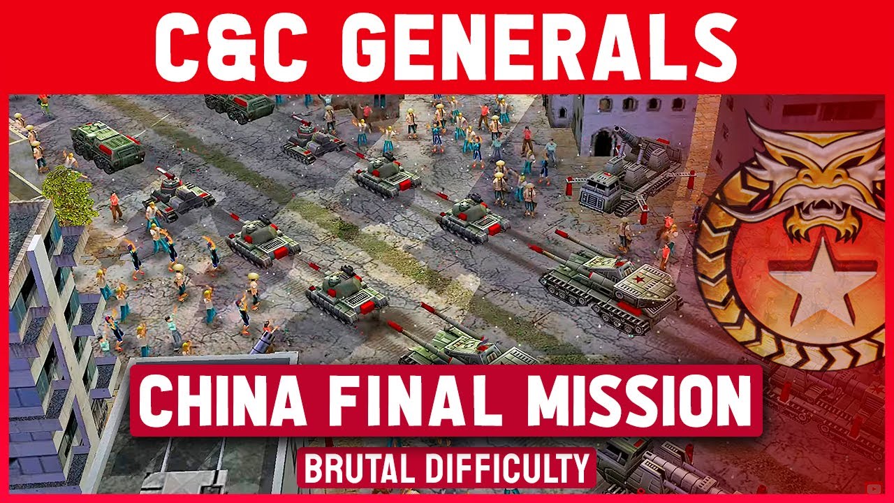 C&C Generals - Китай, финальная миссия 7 - Ядерная зима [Brutal / Патч 1.08] 1080p