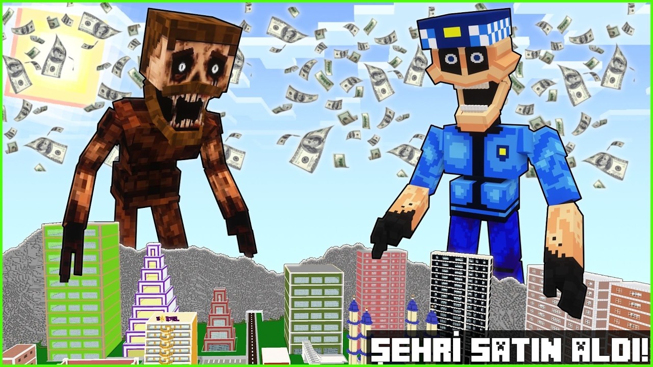 CANAVAR FAKİR VE CANAVAR KEREM ŞEHRİ SATIN ALDI! 🤑 - Minecraft ZENGİN FAKİR HAYATI