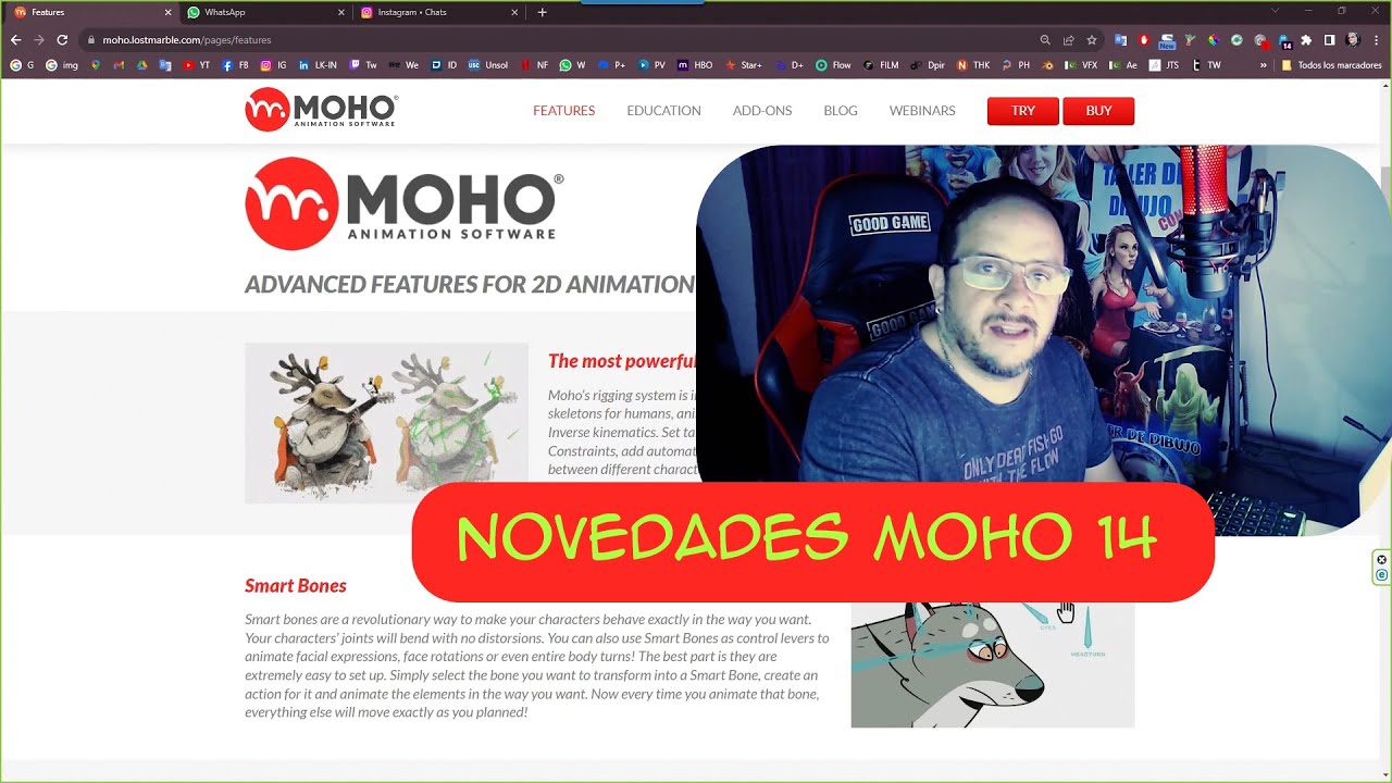 moho 14 Novedades